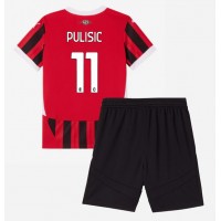 AC Milan Christian Pulisic #11 Replica Home Minikit 2024-25 Short Sleeve (+ pants)